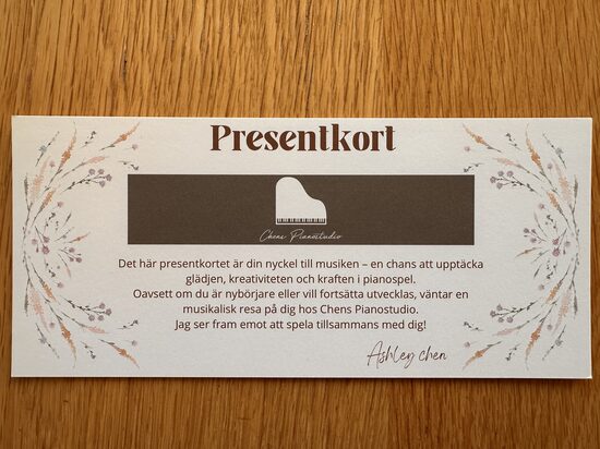 Presentkort